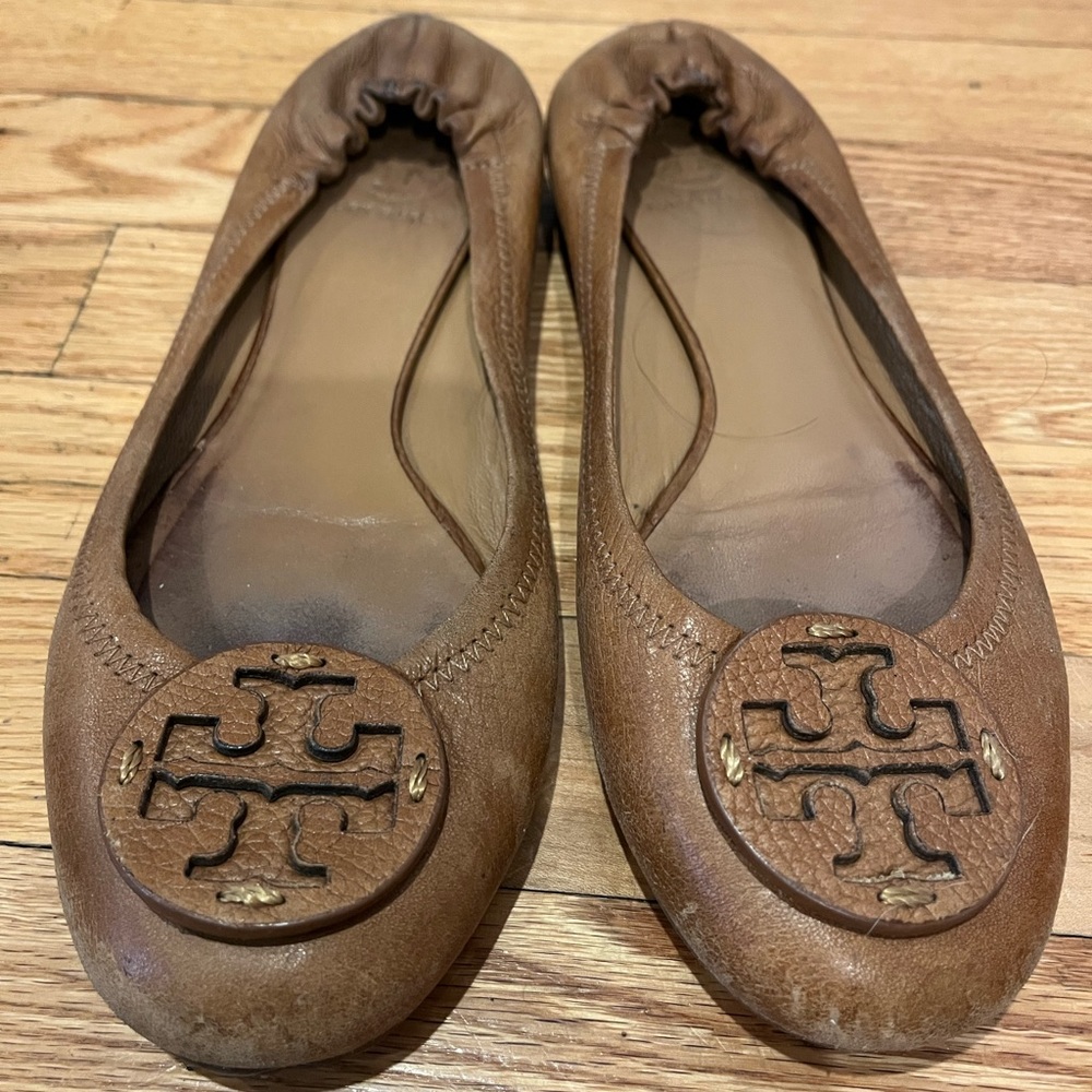 Tory Burch Ballet Flats - Tan - Size 9